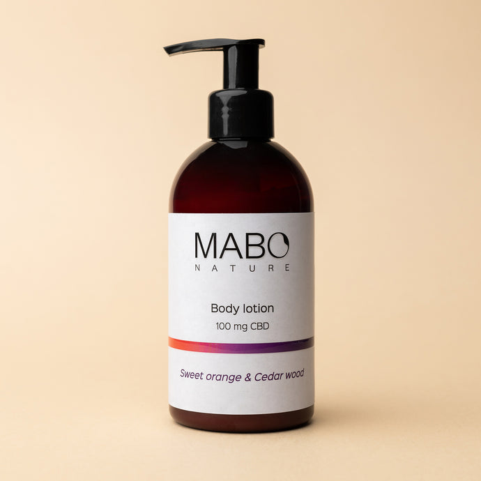 Body lotion - testápoló a természetes CBD olaj hatásával